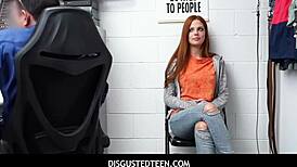 Scarlett mae gets intensely fucked by pervy officer after shoplifting