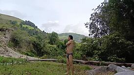 Countryside fuck with gaping whore