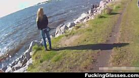 Fucking Glasses On Beach Coed