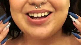 Dessa gives intense oral in quickie