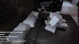 Roblox players take turns making each other submit in game