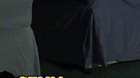 hey, british femdoms are cocksucking their sub in a group with ball licking close-ups