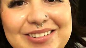 Dessa gives intense oral in quickie