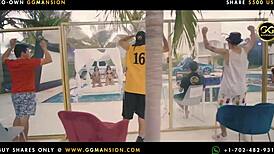 Redhead Latina Lesbian Pussy Licking Session