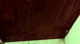 showering the floor with cum in bathroom pov