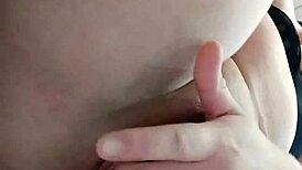 goddess in lingerie rips clothes while fucking her tight clit with huge toys