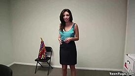 Hey, This Mexican Teen 18+ Gives A Handjob To Monster Cock