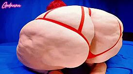 Mama Shakes That Fat Booty and Farts on Your Dick!