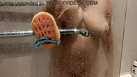 caught my stepsister bathing in the bathroom