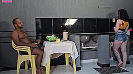 Fucked Friend's Husband While She Bought Milk