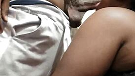 Couple Sucks Big Black Cock