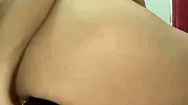 Kinky Amateur Slut Prostitute Assfucks with Eggplant Bottle Toys, Big Ass Stretched Until Cum No Plug