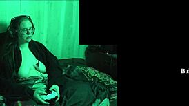 naked alan wake 2 playthrough with brunette babe 😍