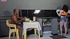 Fucked Friend's Husband While She Bought Milk