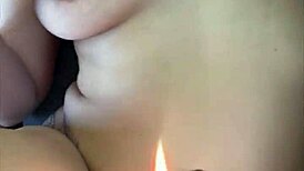 busty petite hooker cheats outdoors