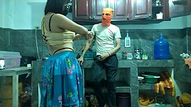 25-Year-Old Man Masturbates In Kitchen From Flaccid To Erect