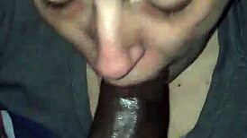 San gives an amazing blowjob and swallow