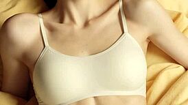 i love this cute model's bare feet in fancy eastern european lingerie