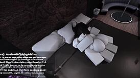 Roblox players take turns making each other submit in game