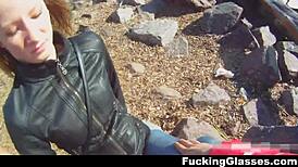 Fucking Glasses On Beach Coed