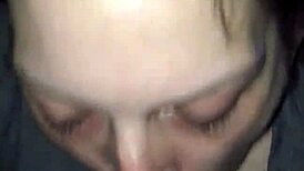 San giver en fantastisk blowjob og sluger