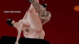 Bella, la puta colombiana, se la come entera con sus grandes tetas y orgasmo intenso en sexo oral amateur.