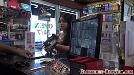 Teen Swallows Black Cock