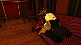 Roblox Faust Helps Dante With Rough Fuck