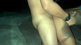 Brazilian Wife Works Out On Street At Night Then Gets Amateur Fucking With Ass Licking And Cum In Mouth