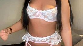 Bold British College Student Performs Solo Masturbation in High Definition POV