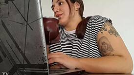 Oh man, Carla is just farting away while she's working 😂💨