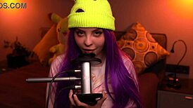 Moona's gentle ear licking asmr session