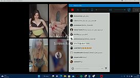 These blonde whores with big tits and asses strip naked to moan and fuck horny on instagram