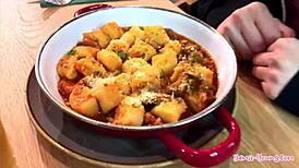 Cute petite teen Jamie Young rides big cock in Budapest for her Hungarian sex vlog.