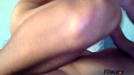 Mexican Wife Takes Anal Creampie from Neighbor in Bedroom