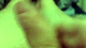 He says, 'I'm going to masturbate quickly with my big cock'