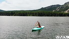 Gorgeous Redhead Audrey Reid Enjoys Steamy Outdoor Sex