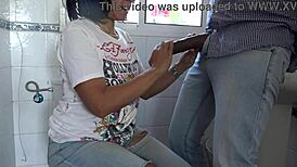 African Boss Tells Turkish Milf to Suck His Big Black Cock for Money