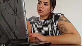 Oh man, Carla is just farting away while she's working 😂💨