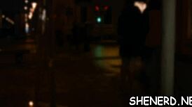 Nerdy Playgirl Impaled On Strapon