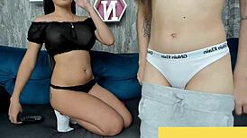 Stepsisters Sucking Boobs In Public!