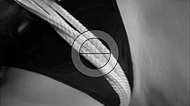 Why is this college brunette bound in stockings and riding a huge cock deep?