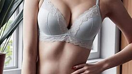 oh man i love this white bra and panties set, its so comfy and cute, ya know