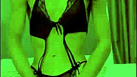 Aum Lights Up While Performing Handjob in Crossdressing Scene