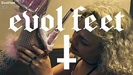 if you lick my feet, we'll have fun