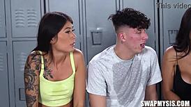 Sweat Banging Your Stepsis In Group POV Hardcore Action!