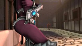 гигантесса жрёт жопой с чавканьем в огромном фетиш-мульте