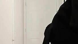 just home from work, fantasizing about wife with wet masturbation?