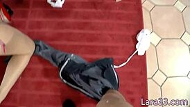 Elegant British Woman In Lingerie Gets Fingered And Analized In Threeway