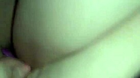 girlfriend plays with dildo